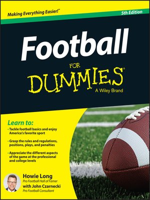 cover image of Football For Dummies